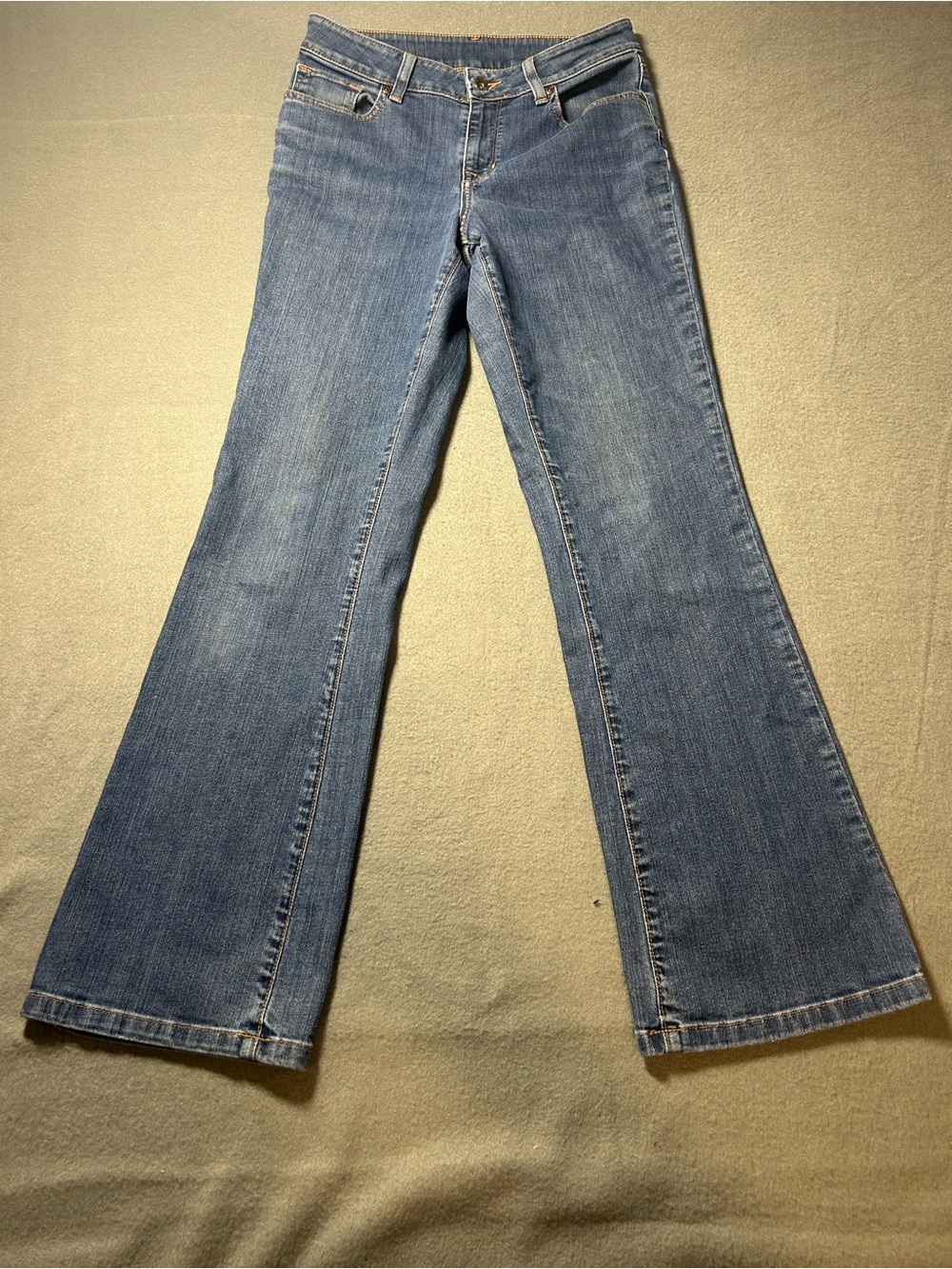 L.L. Bean Women's Medium Blue Flare Jeans